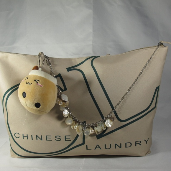 CHINESE LAUNDRY NYLON TOTE BAG - Picture 5 of 8